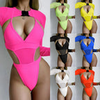 Damen Einteiler Badeanzug mit raffiniertem Cut-Out-Design R&B