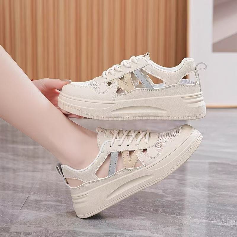 Damen Atmungsaktive Chunky Sneakers mit modischem Cut-Out-Design R&B