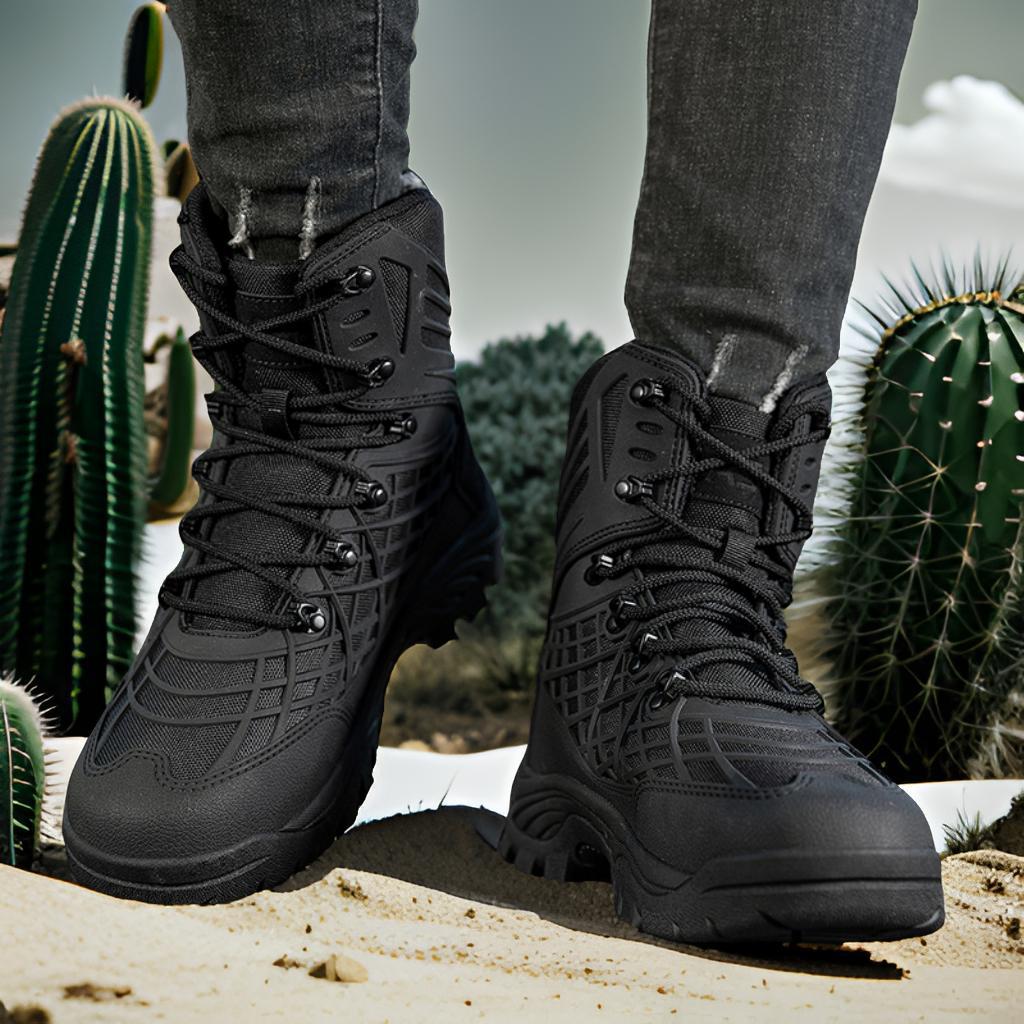 Herren Hochfunktionale Trekkingboots mit verstärktem Knöchelschutz und rutschfester Sohle R&B