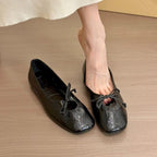 Damen elegante Ballerinas mit modischem Rüschendesign und komfortablem Innenfutter R&B
