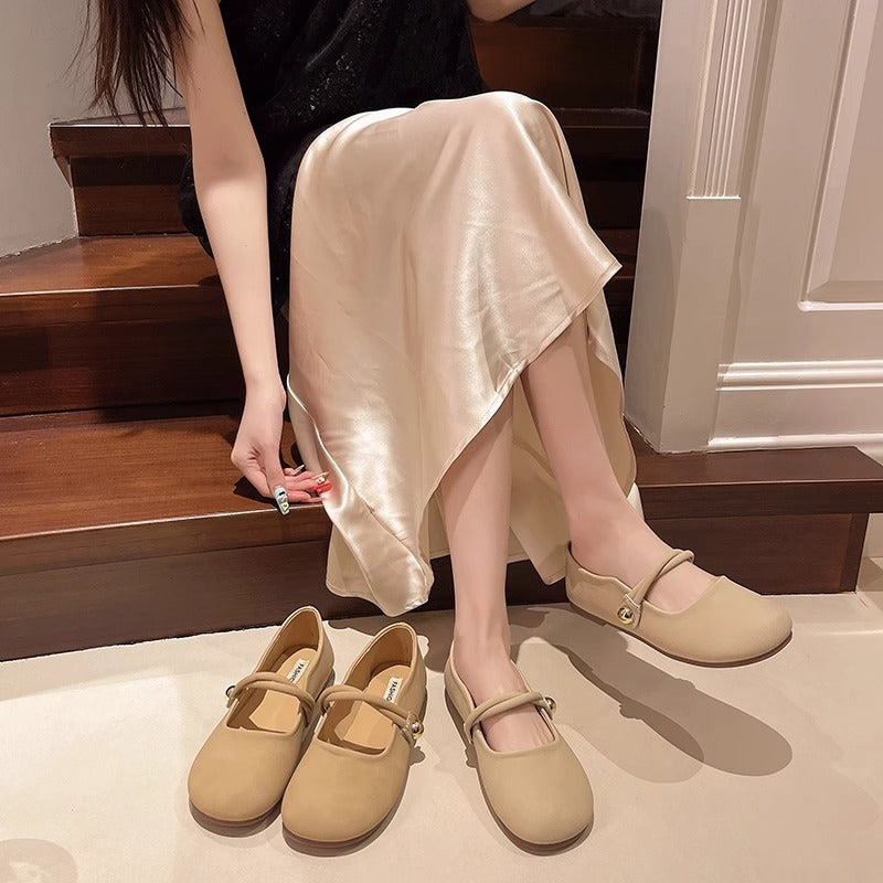 Damen Ballerinas mit elegantem Riemchen und komfortabler Sohle R&B
