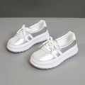 Damen modische Plateauschuhe mit metallic Details und rutschfester Sohle R&B