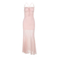 Damen Elegantes Maxikleid mit raffinierten Rüschendetails R&B