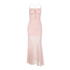 Damen Elegantes Maxikleid mit raffinierten Rüschendetails R&B