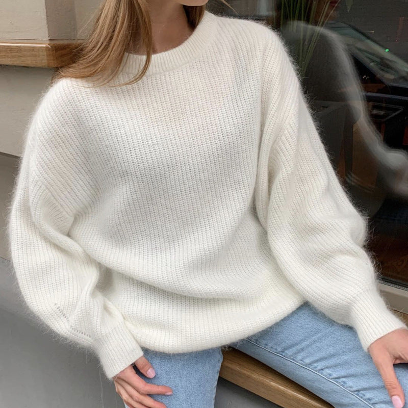 Damen Oversized Pullover aus hochwertigem Strick R&B
