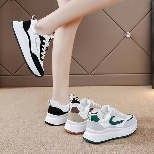 Damen Sportliche Sneakers mit modischer Profilsohle und atmungsaktivem Obermaterial R&B