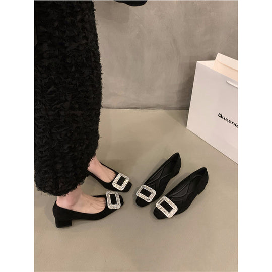 Damen elegante Pumps mit Glitzerakzenten R&B