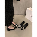 Damen elegante Pumps mit Glitzerakzenten R&B