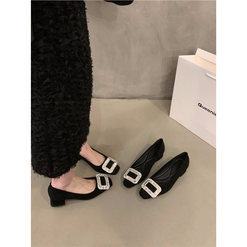 Damen elegante Pumps mit Glitzerakzenten R&B