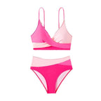 Damen Bikini-Set mit elegantem Wickeldesign und hohem Beinausschnitt R&B