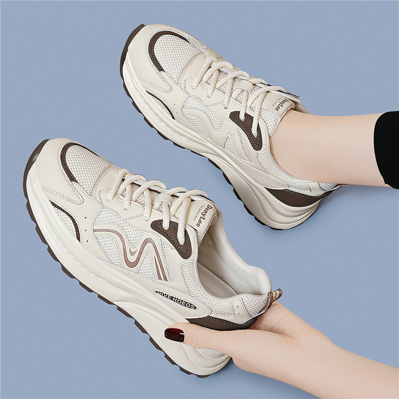 Damen Sportliche Lifestyle-Sneaker mit atmungsaktivem Mesh und dämpfender Sohle R&B
