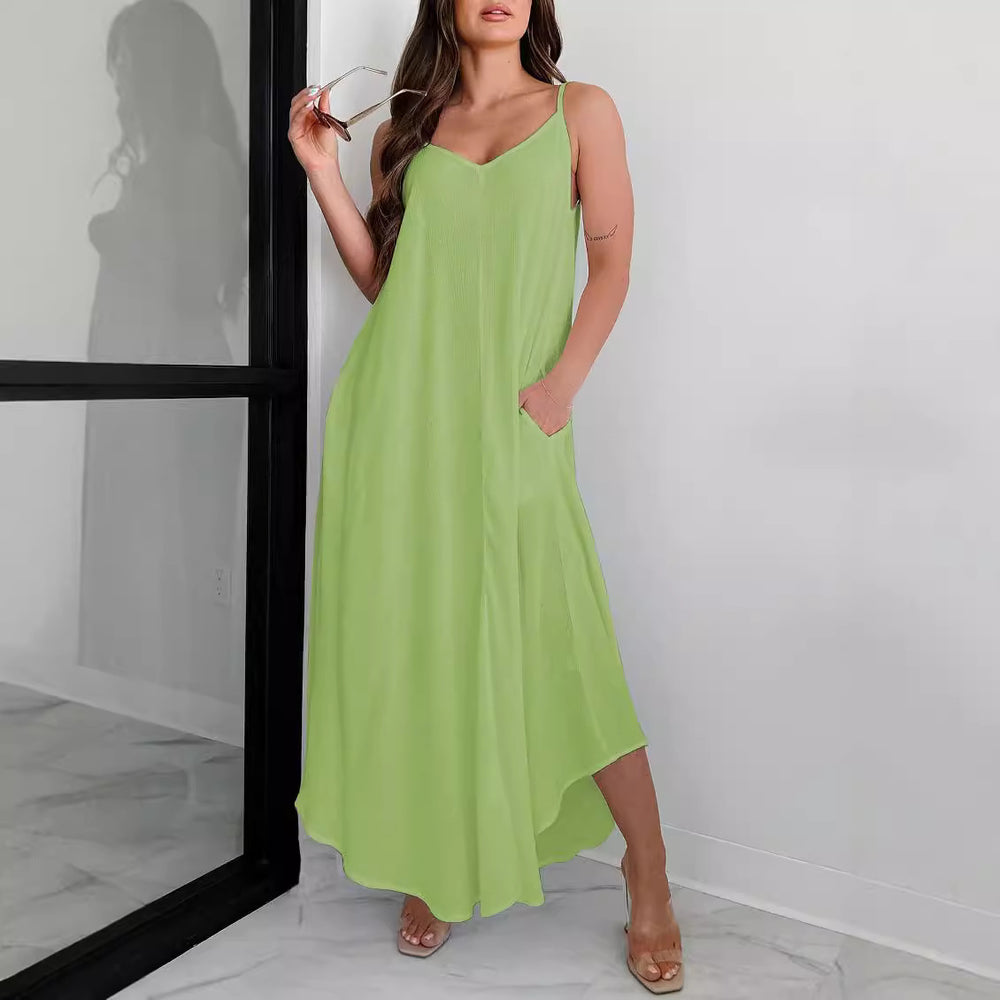 Damen Sommerliches Maxi Kleid R&B