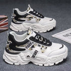 Damen Sportliche Chunky Sneakers mit atmungsaktivem Mesh-Obermaterial und stabiler Sohle