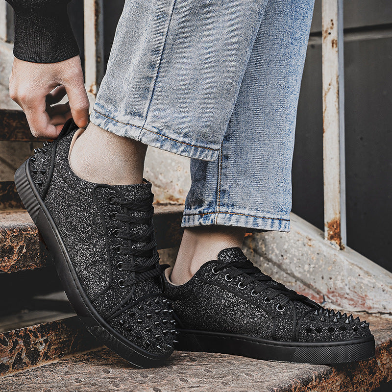 Damen Sportliche Sneaker mit trendigem Nieten-Design R&B