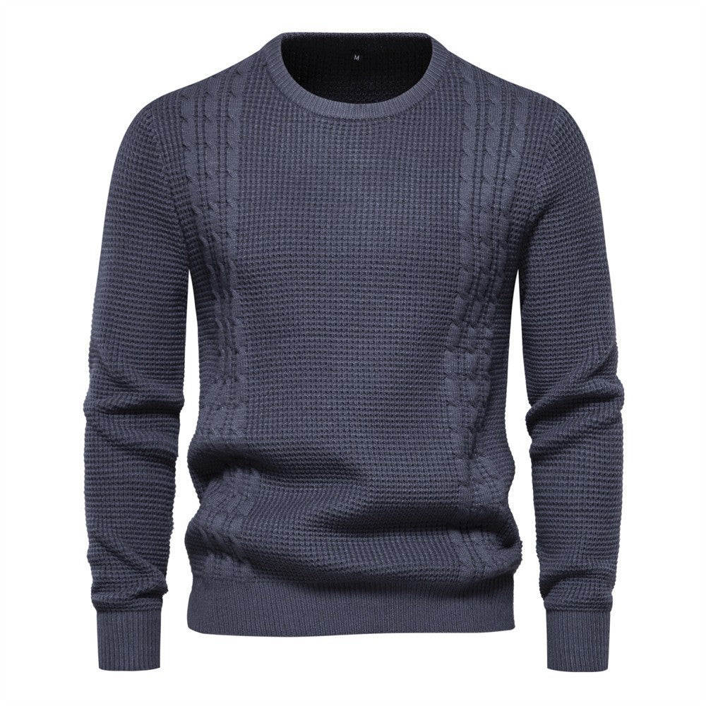 Herren Strickpullover mit modernem Strukturdesign R&B