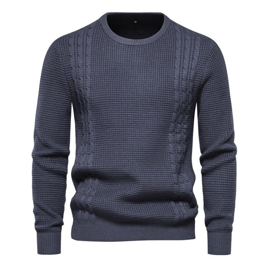 Herren Strickpullover mit modernem Strukturdesign R&B