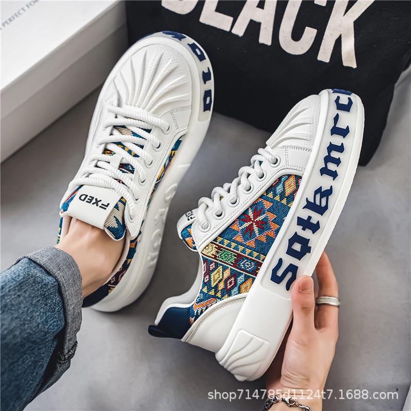 Damen modische Sneakers mit innovativem Mustermix R&B