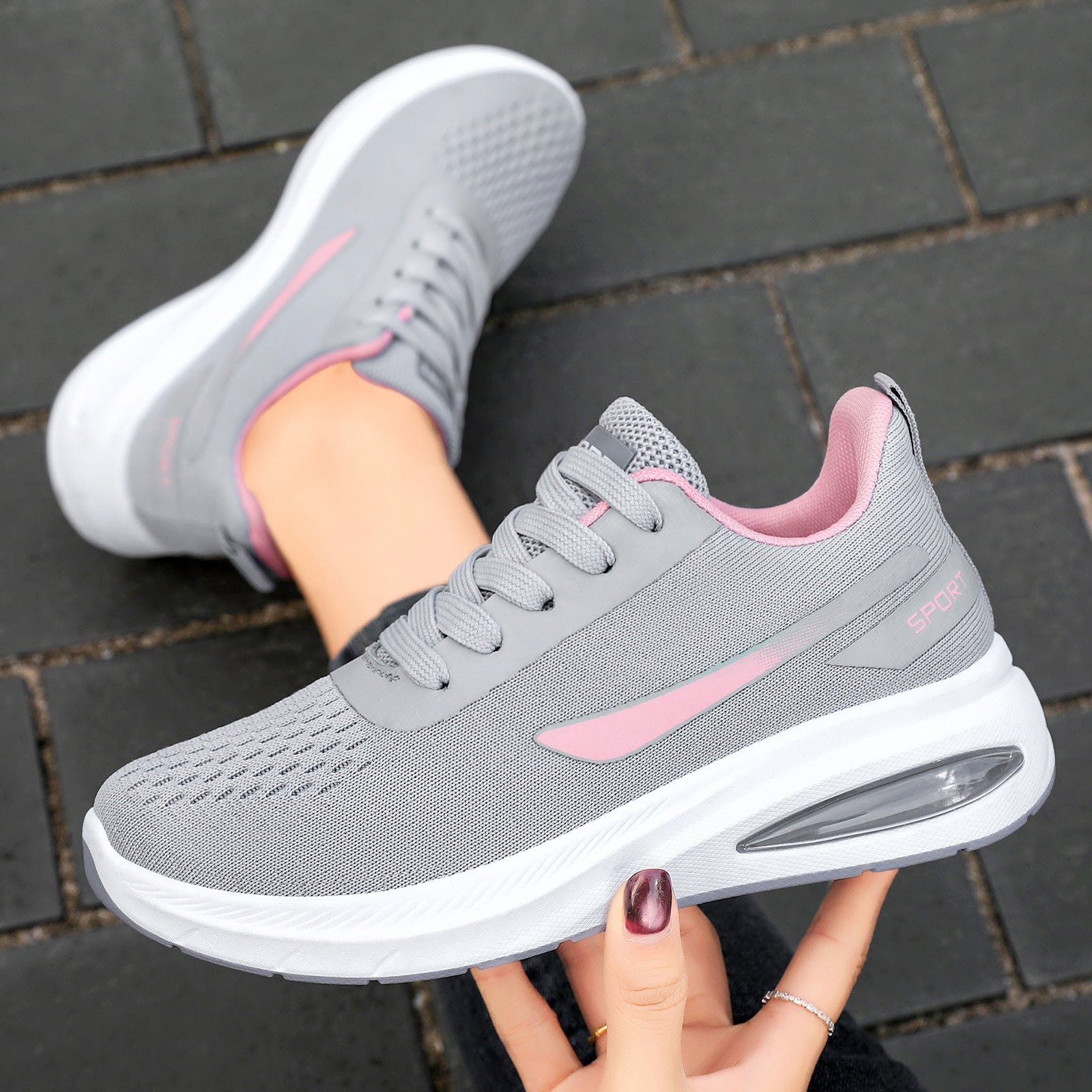 Damen Sportliche Dämpfungsschuhe mit atmungsaktivem Obermaterial R&B
