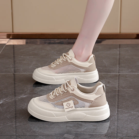 Damen trendige Sneakers mit atmungsaktivem Obermaterial und bequemer Sohle R&B