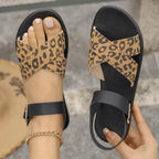 Damen Komfortable Riemensandalen mit modischem Lochmuster R&B