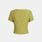 Damen lässige Bluse mit Raffung R&B