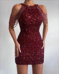 Damen Glitzerndes Abendkleid R&B