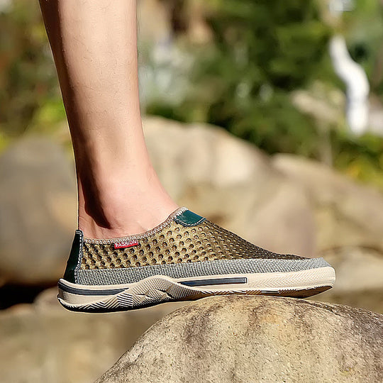 Damen Aerodynamische Slip-On Freizeitschuhe mit atmungsaktivem Material R&B