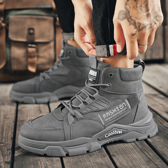 Damen Trendige Winterstiefel mit rutschfester Sohle und warmem Innenfutter R&B