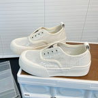 Damen Sportliche Sneakers mit atmungsaktiver Netzstruktur und trendigem Glitzerdesign R&B