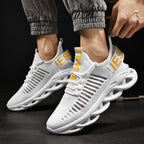 Damen Sportliche Laufschuh Sneakers mit atmungsaktiver Mesh-Oberfläche und flexiblem Sohlenprofil