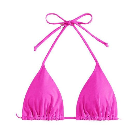 Damen Triangel-Bikini mit verstellbaren Trägern und raffiniertem Schnitt R&B
