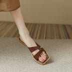 Damen modische Zehensteg-Sandalen mit luxuriösem Riemendesign R&B