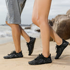 Damen Aqua-Fitness-Schuhe mit atmungsaktiver Obermaterialstruktur und rutschfester Sohle R&B