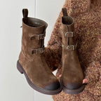 Damen Stiefelette mit zwei Riemen