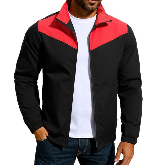 Herren Sportliche Jacke mit modernem Kragen R&B