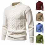 Herren Strickpullover mit strukturiertem Muster
