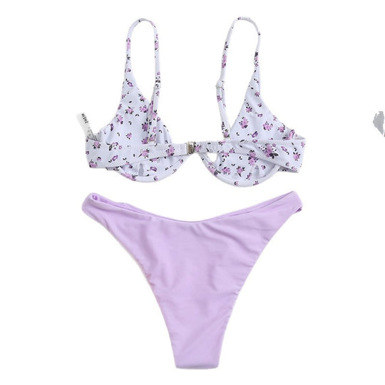 Damen Cup-Bikini-Set mit floralem Design R&B