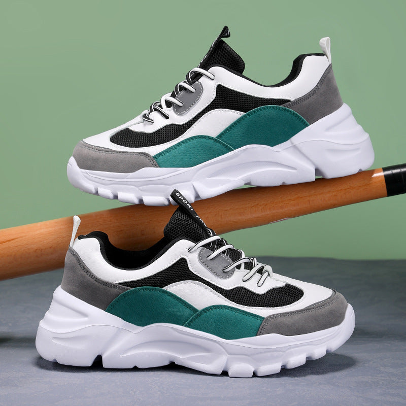 Damen nan klobiger Plateau-Sportschuh mit atmungsaktivem NetzgewR&Be und gepolsterter Innensohle R&B