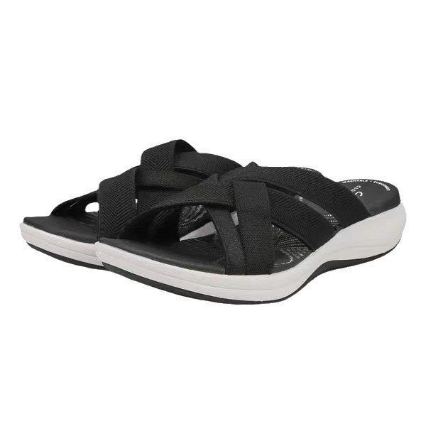 Damen flexible Riemchen-Sandalen mit anatomischer Fußbettung R&B