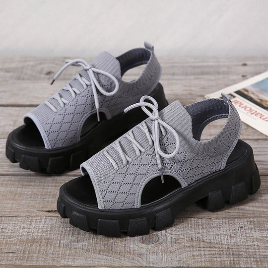 Damen Sportliche Sandalen mit atmungsaktivem Obermaterial und rutschfester Sohle R&B