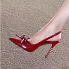 Damen Sling-Pumps mit eleganter Schleife R&B