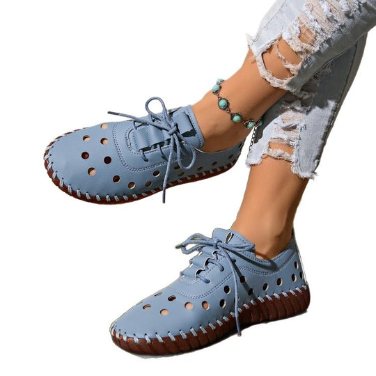 Damen Atmungsaktive Sneaker mit Lochdesign R&B