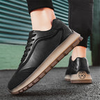 Damen Elegante und bequeme Sneakers mit weichem Leder und dämpfender Sohle R&B