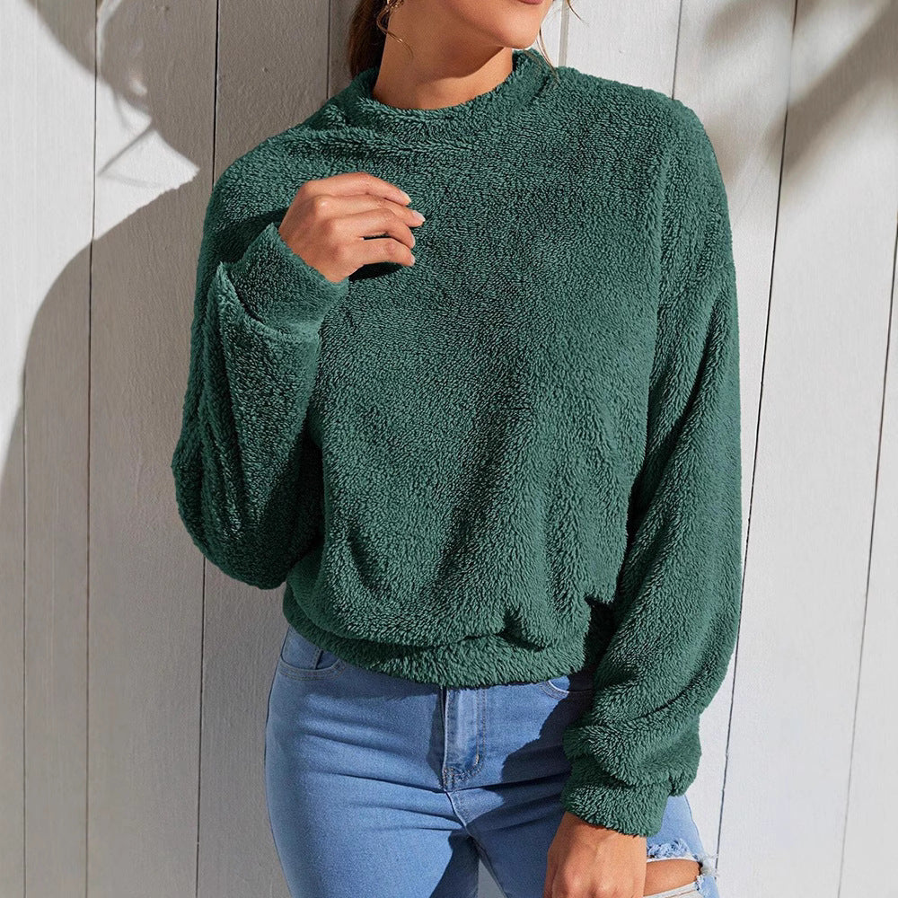 Damen Flauschiger Freizeitpullover R&B