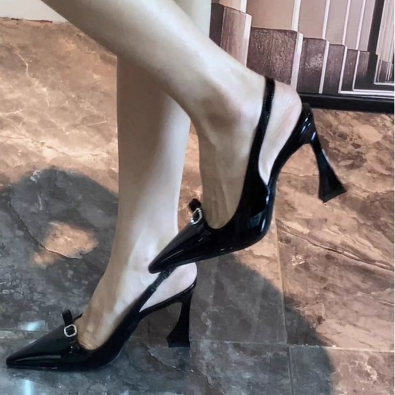 Damen elegante Slingback High Heels mit stilvollem Absatz R&B
