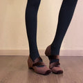 Damen elegante und bequeme Slipper mit modischem Riemendesign R&B