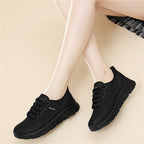 Damen Sportliche Freizeit-Sneaker mit elastischem Schnürsystem und dämpfender Sohle R&B
