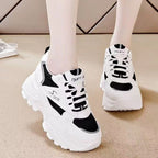 Damen Sportliche Sneakers mit atmungsaktiver Netzstruktur und dämpfender Sohle R&B