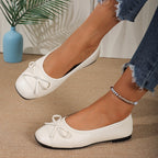 Damen Ballerinas mit modischem Schleifen-Detail R&B