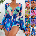 Damen Strandoutfit mit luftiger Tunika und Bikini R&B